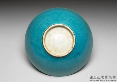 图片[2]-Bowl with turquoise glaze, Ming dynasty (1368-1644)-China Archive